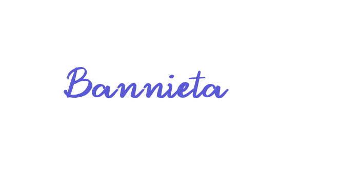 Bannieta Font Download