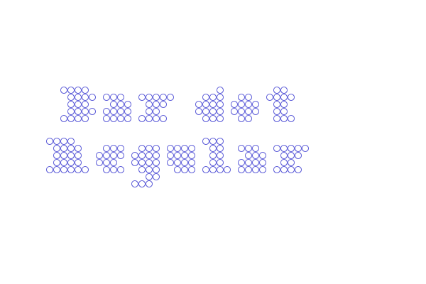 Bar dot Regular Font