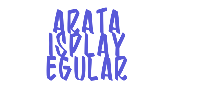 Barata Display Regular Font Download