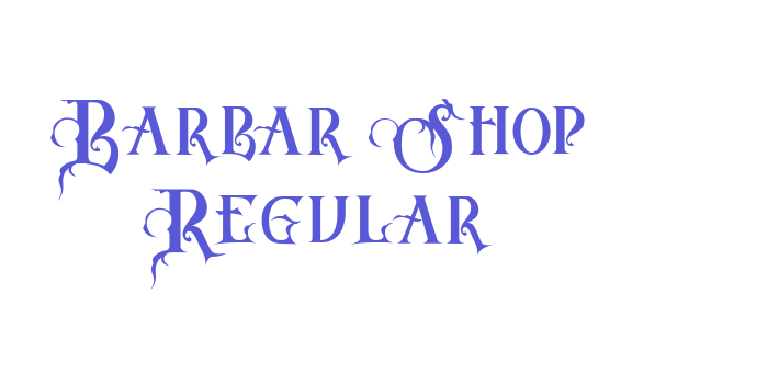 Barbar Shop Regular Font Download