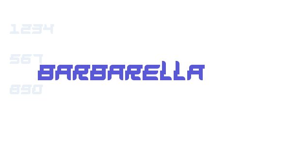 Barbarella font free