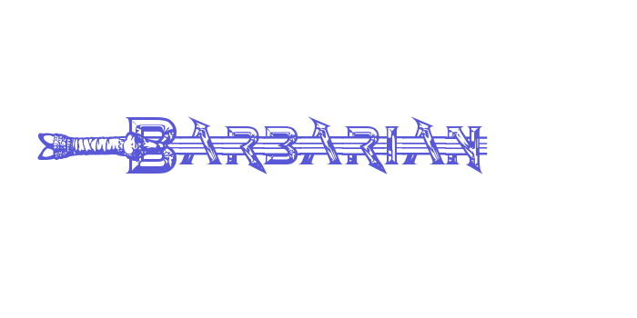 Barbarian Font Download