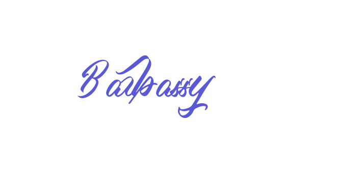 Barbassy Font Download