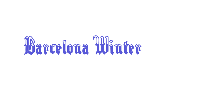 Barcelona Winter Font Download