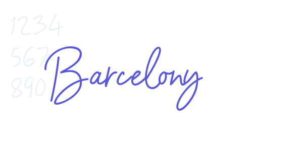 Barcelony font