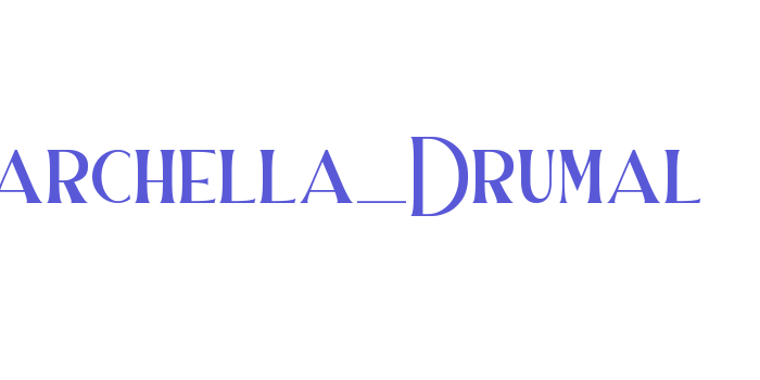 Barchella_Drumal Font Download