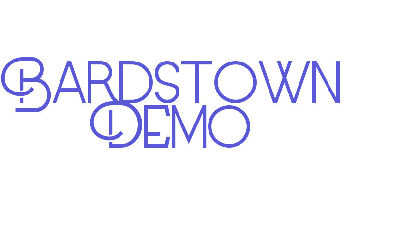 Bardstown Demo Font