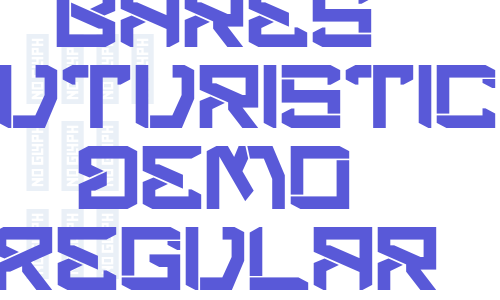 Bares Futuristic Demo Regular Font Download