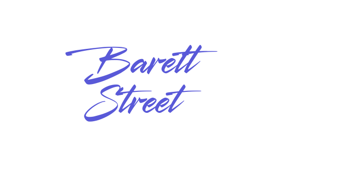 Barett Street Font Download