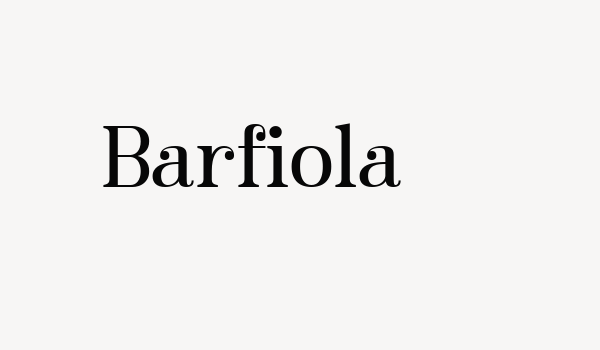 Barfiola Font