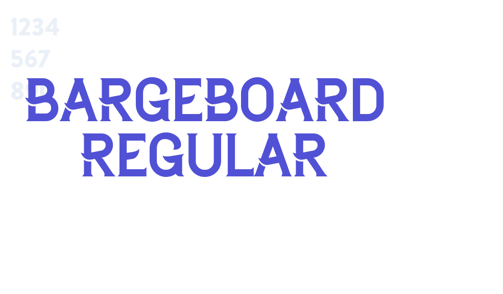 Bargeboard Regular-font-download