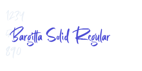 Bargitta Solid Regular-font-download