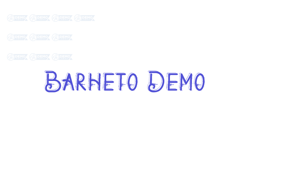 Barheto Demo-font-download