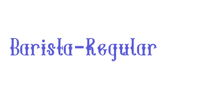 Barista-Regular Font