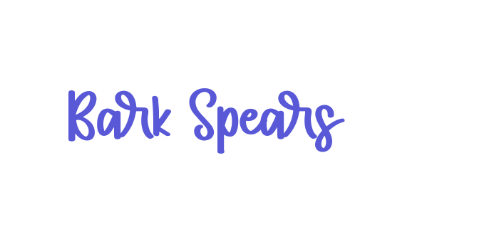 Bark Spears Font Download