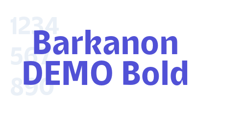 Barkanon DEMO Bold-font-download