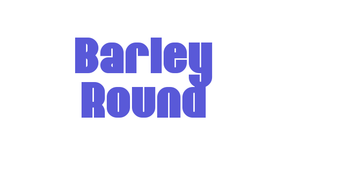 Barley Round Font