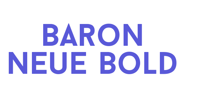 Baron Neue Bold Font