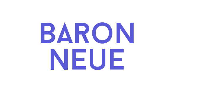 Baron Neue Font