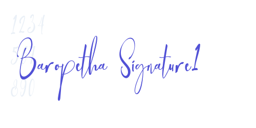 Baropetha Signature1-font-download