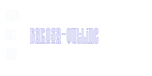 Barosa-Outline-font-download