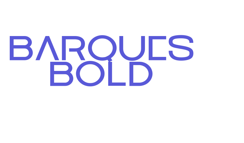 Barques Bold Font