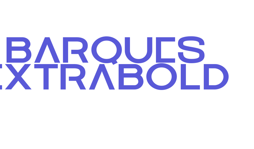 Barques ExtraBold Font