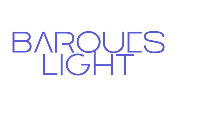 Barques Light Font