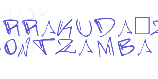 Barrakuda’z FontZamba font