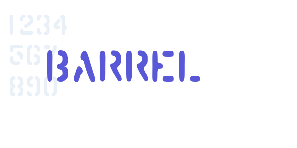 Barrel font free