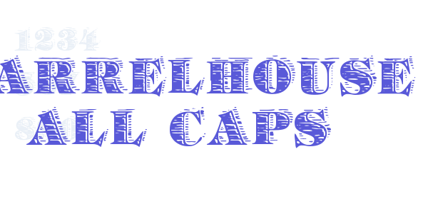 Barrelhouse All Caps font free