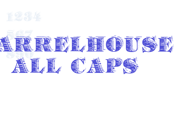 Barrelhouse All Caps Font Download