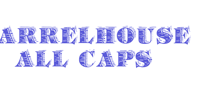 Barrelhouse All Caps Font Download