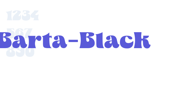 Barta-Black font free