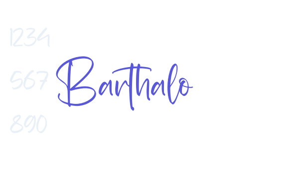 Barthalo Font