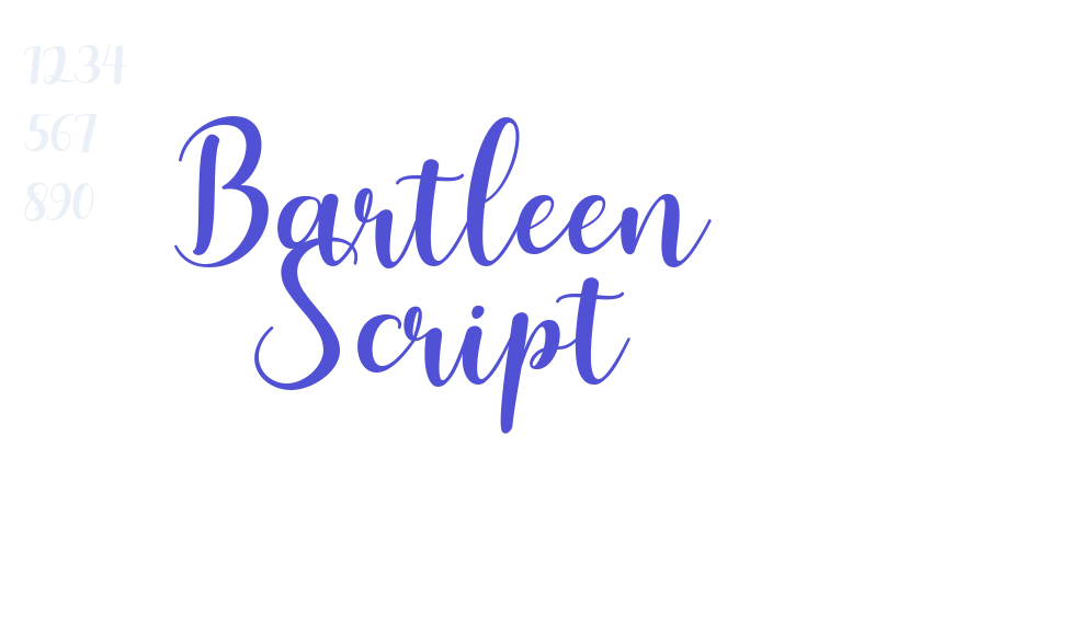 Bartleen Script-font-download