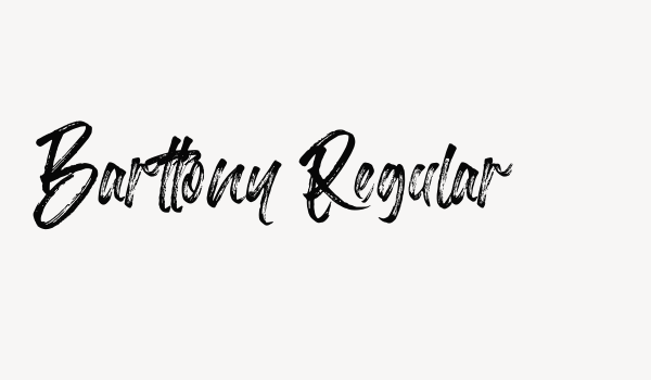 Barttony Regular Font