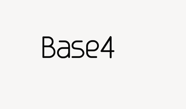 Base4 Font