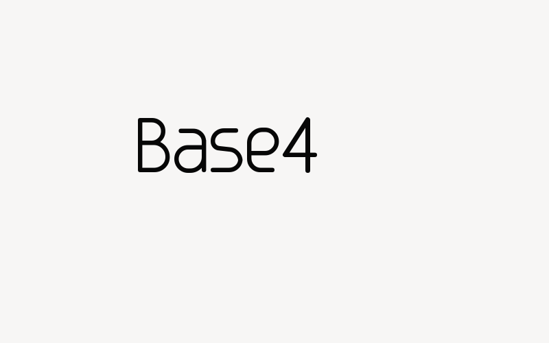 Base4 Font