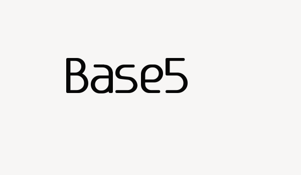 Base5 Font