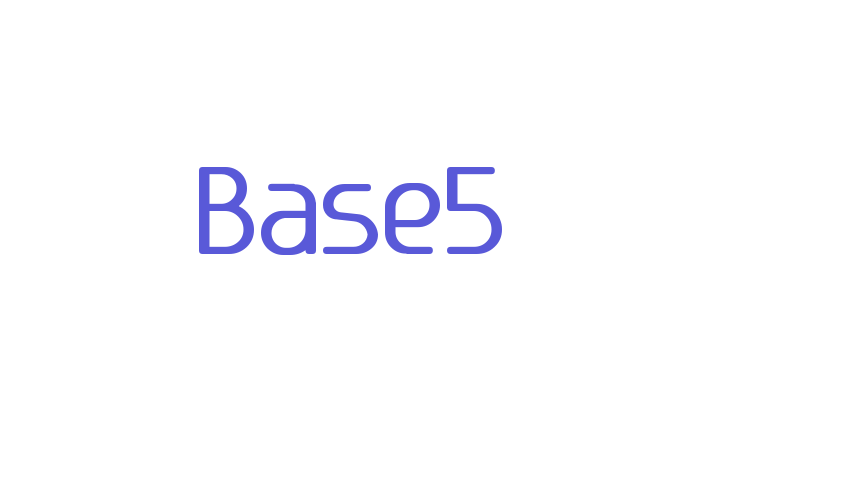 Base5 Font