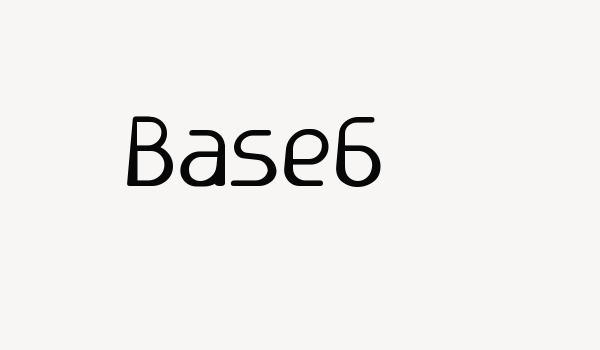 Base6 Font