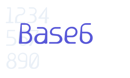 Base6 Font Download