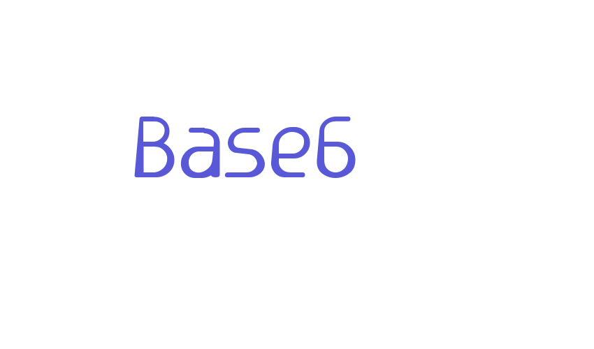 Base6 Font