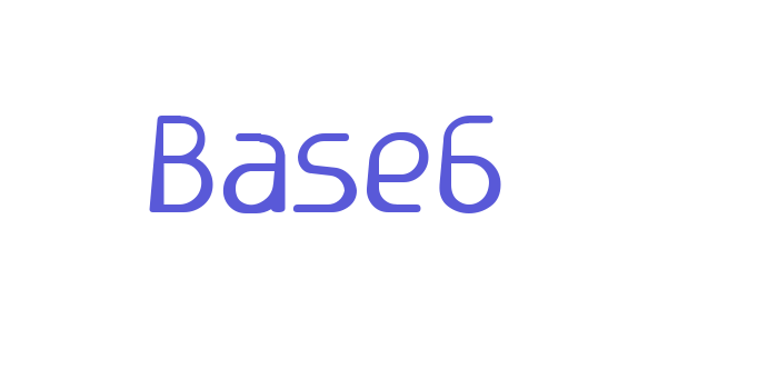 Base6 Font