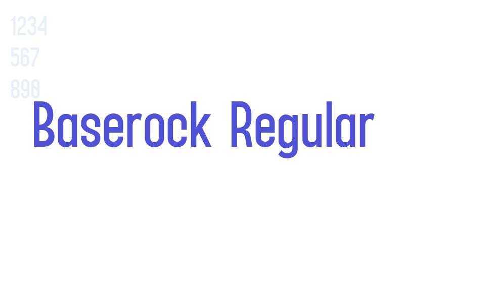 Baserock Regular-font-download