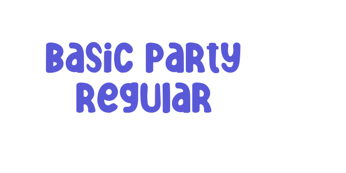 Basic party Regular Font Download