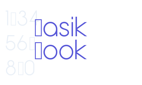 Basik Book Font Download