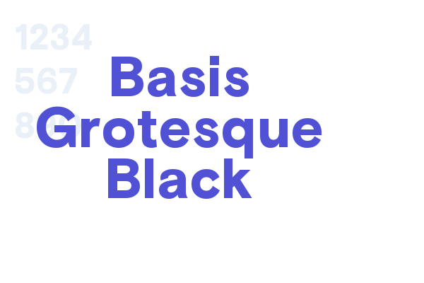 Basis Grotesque Black