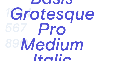 Basis Grotesque Pro Medium Italic-font-download